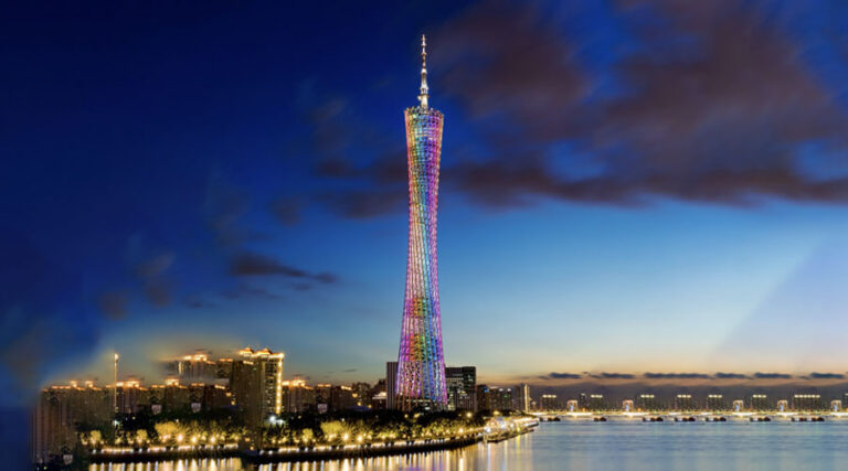 Guangzhou TV Tower Landscape lighting projects